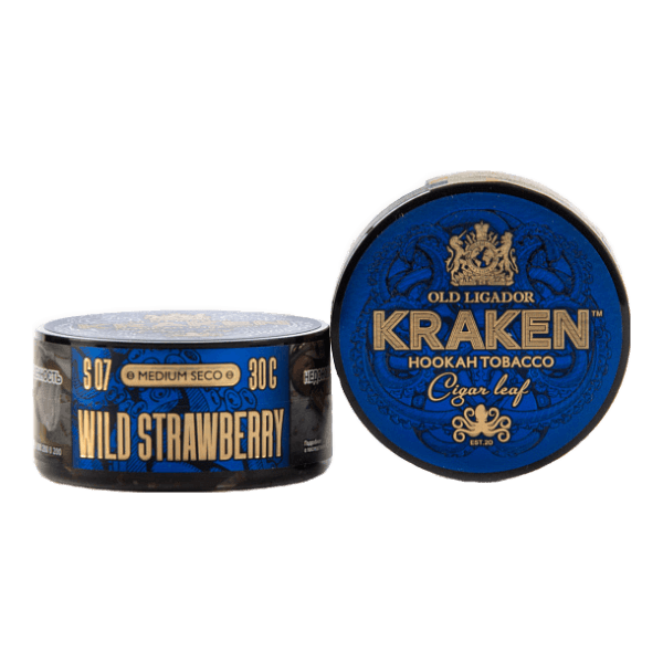 Табак Kraken Medium Seco wild strawberry (Земляника) 30 гр в Екатеринбурге