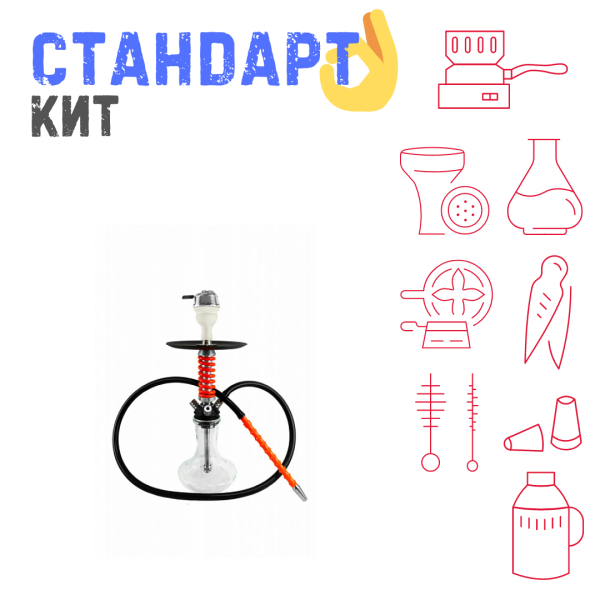 Набор с кальяном  Mamay Customs Micro Coilovers Red СТАНДАРТ в Екатеринбурге