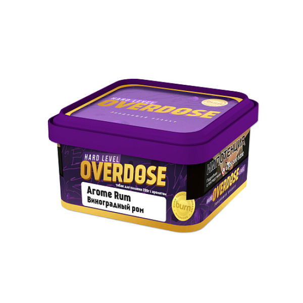 Табак OVERDOSE Aroma Rum 200 гр в Екатеринбурге