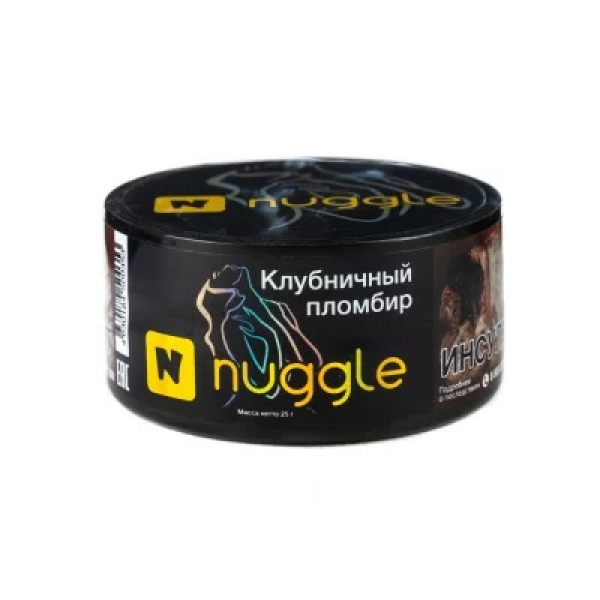 Табак Nuggle Клубничный пломбир 25 гр в Екатеринбурге