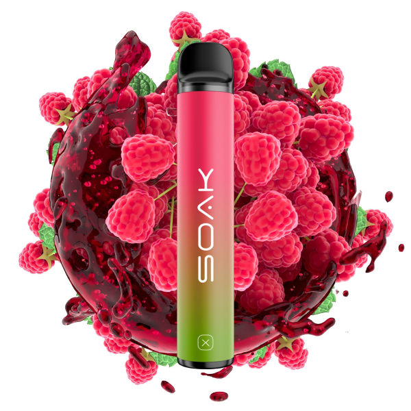 SOAK X Raspberry Soda (Малиновая газировка), 1500 тяг в Екатеринбурге