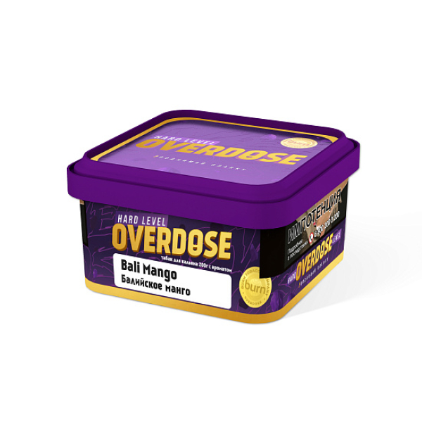 Табак OVERDOSE Bali Mango (балийское манго) 200 гр в Екатеринбурге