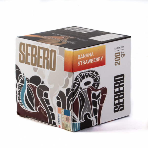 Табак SEBERO BANANA STRAWBERRY 200 грамм в Екатеринбурге