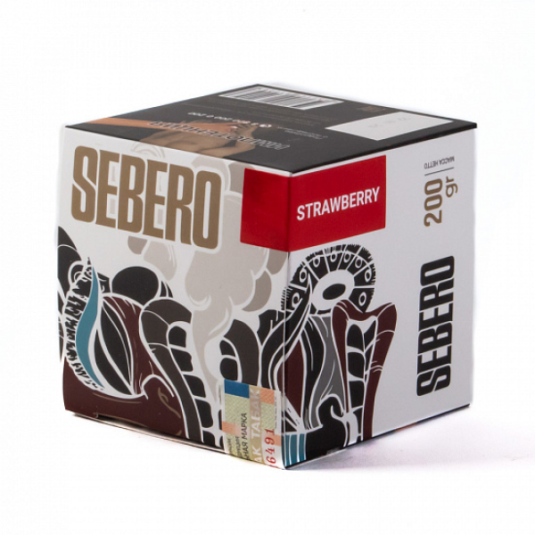 Табак SEBERO STRAWBERRY 200 грамм в Екатеринбурге
