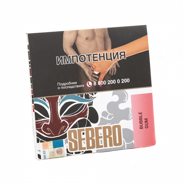 Табак SEBERO BUBBLE GUM 40 грамм в Екатеринбурге