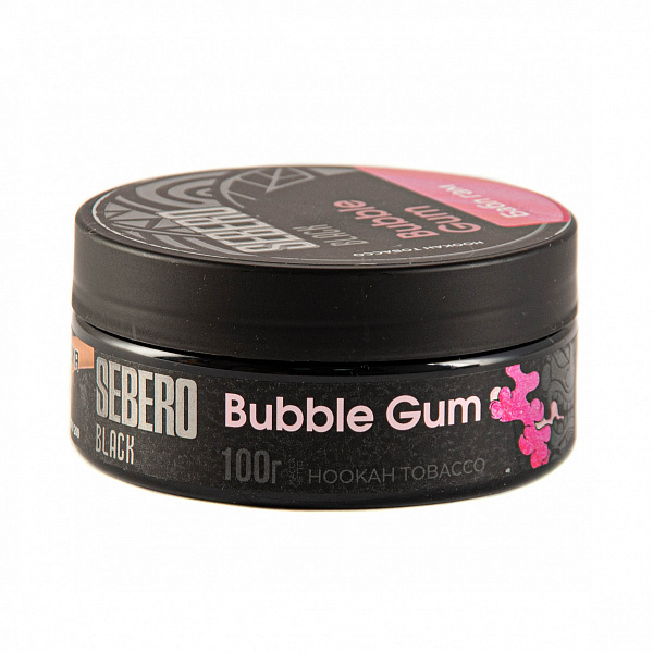 Табак SEBERO BLACK BUBBLE GUM 100 гр в Екатеринбурге