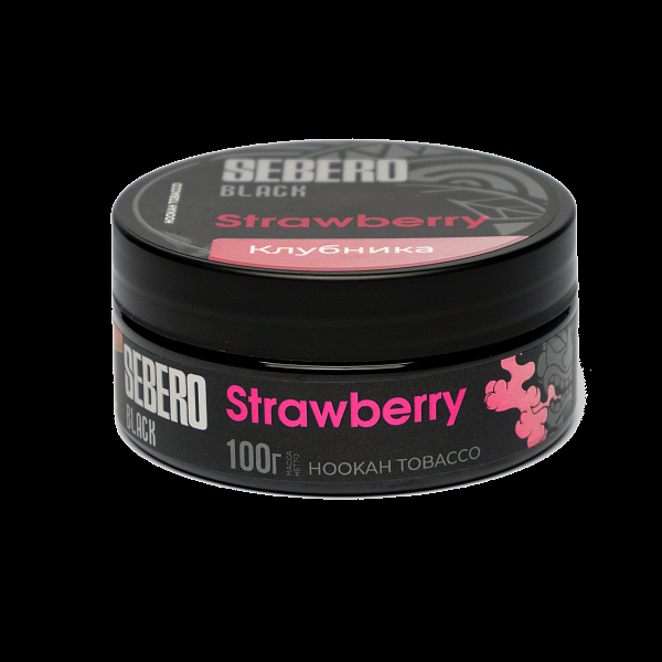 Табак SEBERO BLACK STRAWBERRY 100 гр в Екатеринбурге