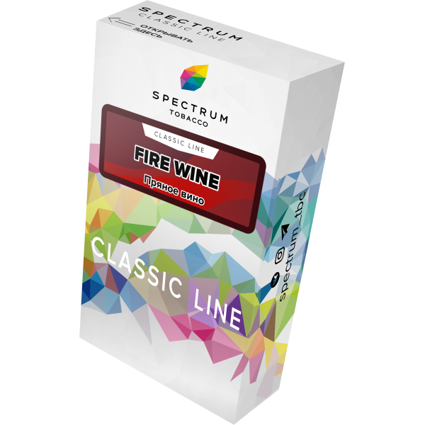 Табак Spectrum Classic fire wine 40 грамм в Екатеринбурге