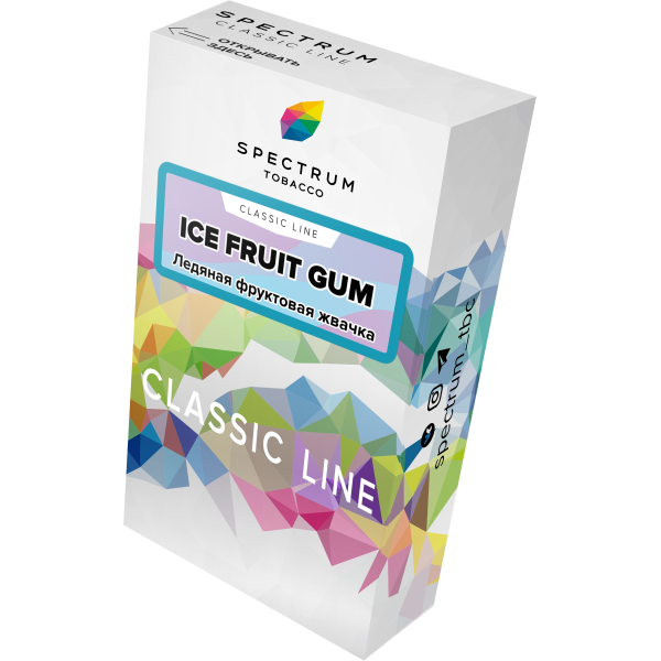 Табак Spectrum Classic ice fruit gum 40 грамм в Екатеринбурге