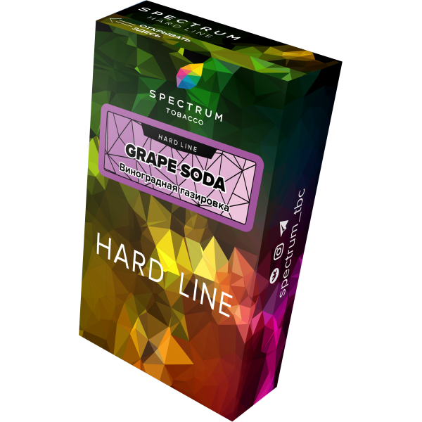 Табак Spectrum Hard grape soda 40 грамм в Екатеринбурге