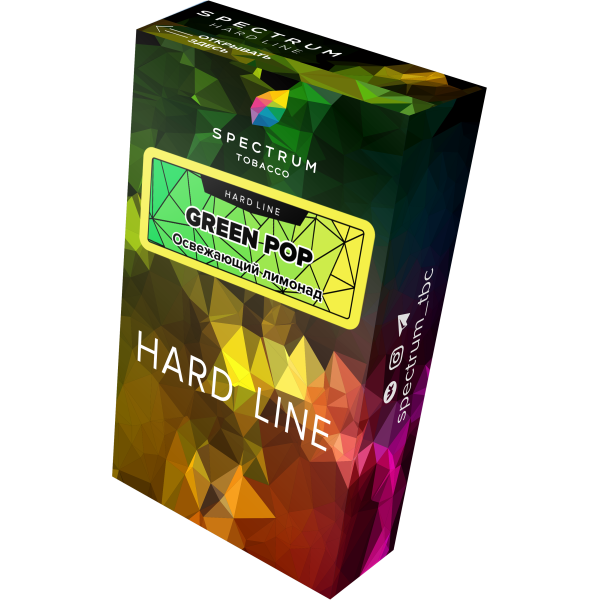 Табак Spectrum Hard green pop 40 грамм в Екатеринбурге