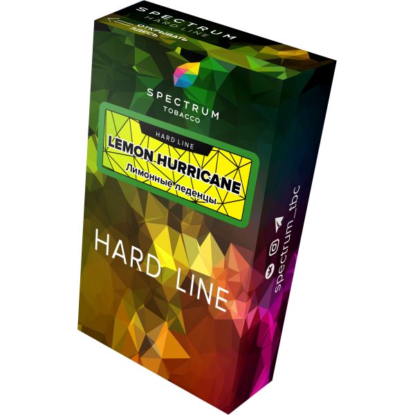 Табак Spectrum Hard lemon hurricane 40 грамм в Екатеринбурге
