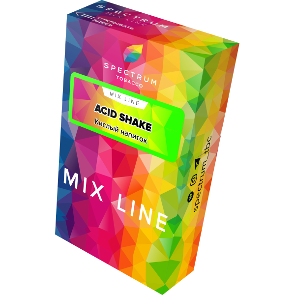 Табак Spectrum Mix Line Acid Shake 40 грамм в Екатеринбурге