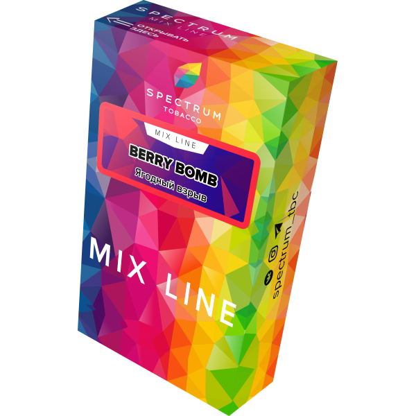 Табак Spectrum Mix Line Berry Bomb 40 грамм в Екатеринбурге