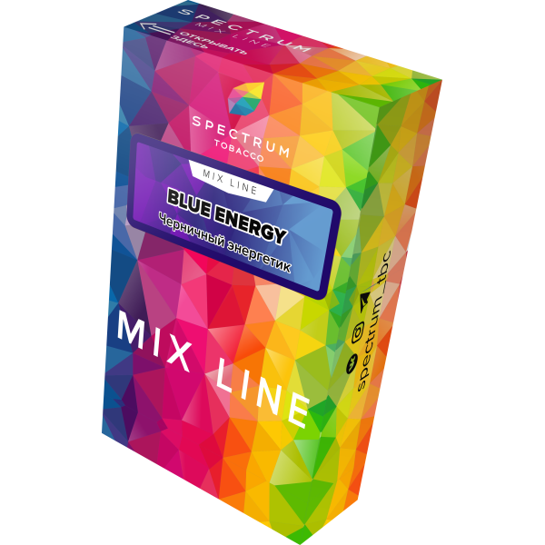 Табак Spectrum Mix Line Blue Energy 40 грамм в Екатеринбурге