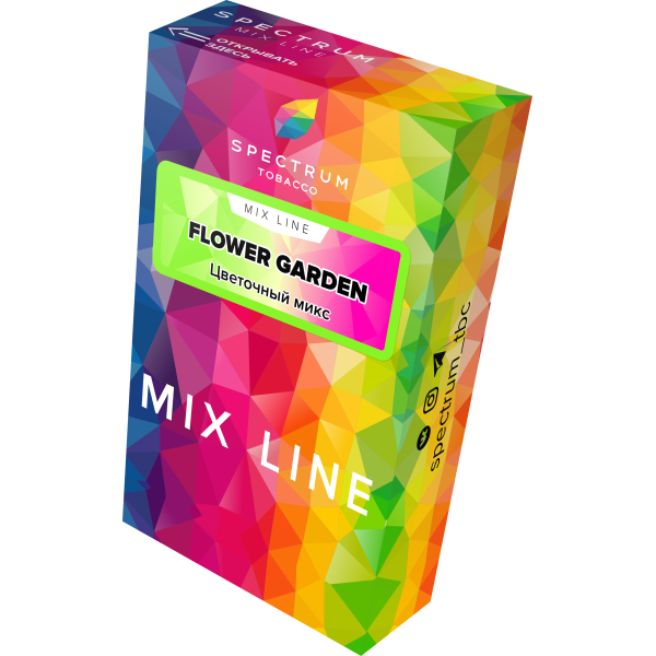 Табак Spectrum Mix Line Flower Garden 40 грамм в Екатеринбурге