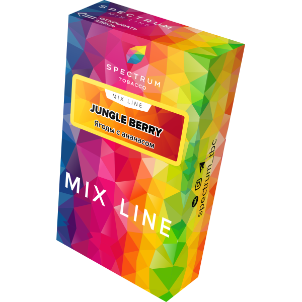 Табак Spectrum Mix Line Jungle Berry 40 грамм в Екатеринбурге