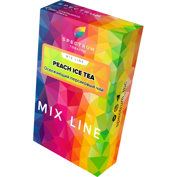 Табак Spectrum Mix Line Peach Ice Tea 40 грамм в Екатеринбурге