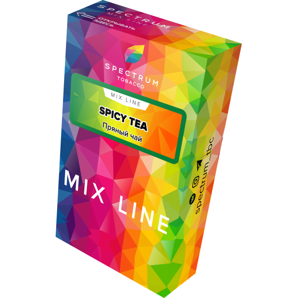 Табак Spectrum Mix Line Spicy Tea 40 грамм в Екатеринбурге