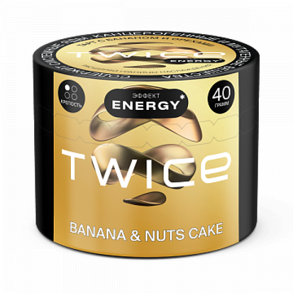 Табак TWICE Banana Nuts Cake (Пирог с бананом и орехами) 40 гр в Екатеринбурге