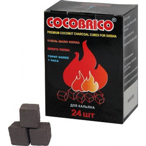 Уголь для кальяна CocoBrico 24 кубика в Екатеринбурге