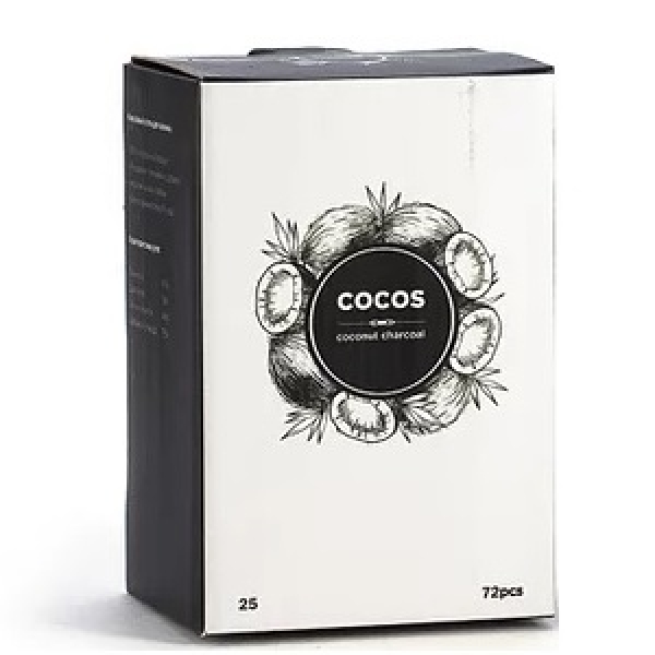 Кокосовый уголь Cocos 25мм для кальяна в Екатеринбурге