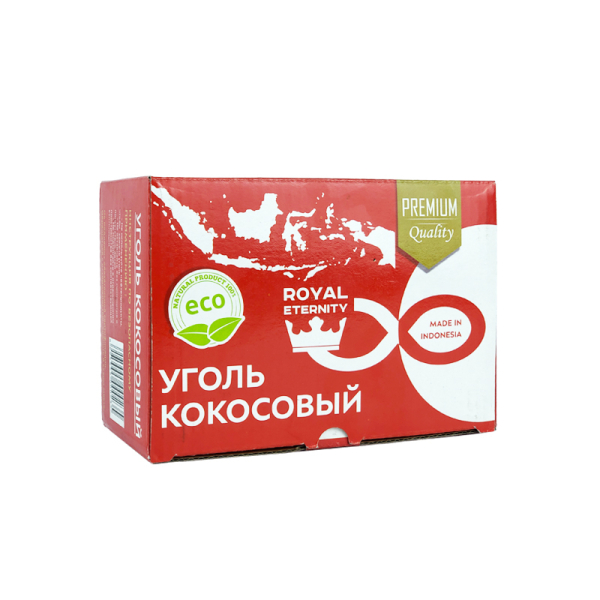 Кокосовый уголь Royal Eternity для кальяна (25 мм, 72 шт) в Екатеринбурге