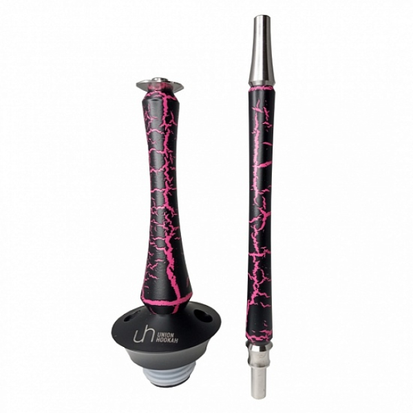 Кальян Union Hookah Sleek Кракле розовый в Екатеринбурге