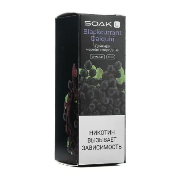 Жидкость SOAK L Blackcurrant Daiquiri 30 мл в Екатеринбурге
