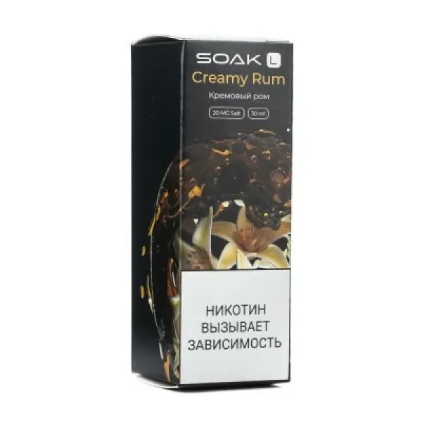 Жидкость SOAK L Creamy Rum 30 мл в Екатеринбурге