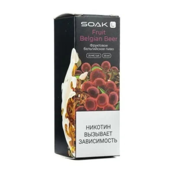 Жидкость SOAK L Fruit Belgian Beer 30 мл в Екатеринбурге