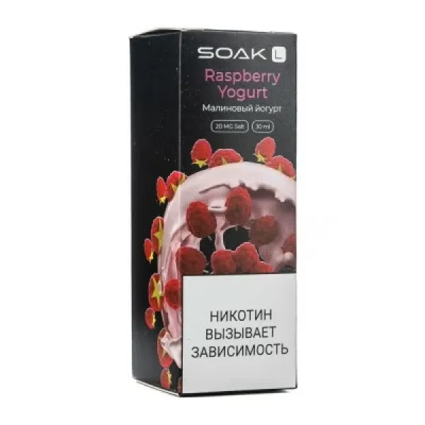 Жидкость SOAK L Raspberry Yogurt 30 мл в Екатеринбурге