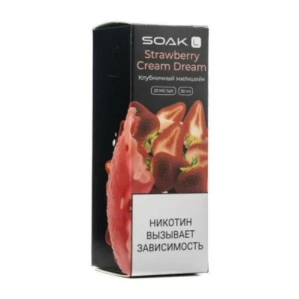 Жидкость SOAK L Strawberry Cream Dream 30 мл в Екатеринбурге