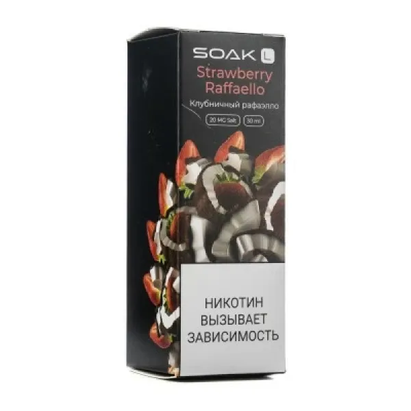 Жидкость SOAK L Strawberry Raffaello 30 мл в Екатеринбурге