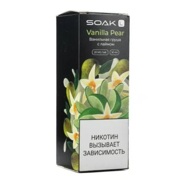 Жидкость SOAK L Vanilla Pear 30 мл в Екатеринбурге