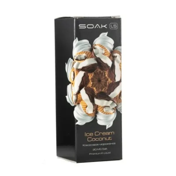 Жидкость SOAK LS Ice Cream Coconut 30 мл в Екатеринбурге