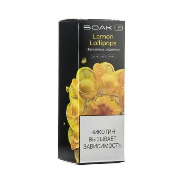 Жидкость SOAK LS Lemon Lollipops 30 мл в Екатеринбурге