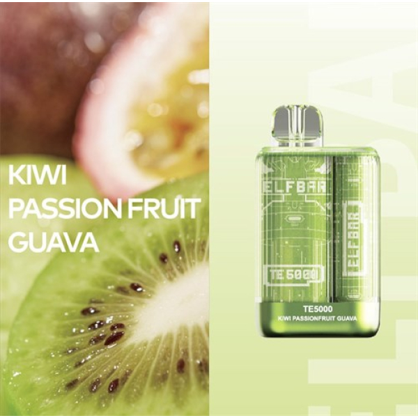 Elfbar TE5000 Kiwi Passion fruit Guava, 5000 тяг в Екатеринбурге