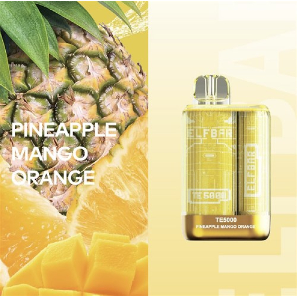 Elfbar TE5000 Pineapple Mango Orange, 5000 тяг в Екатеринбурге