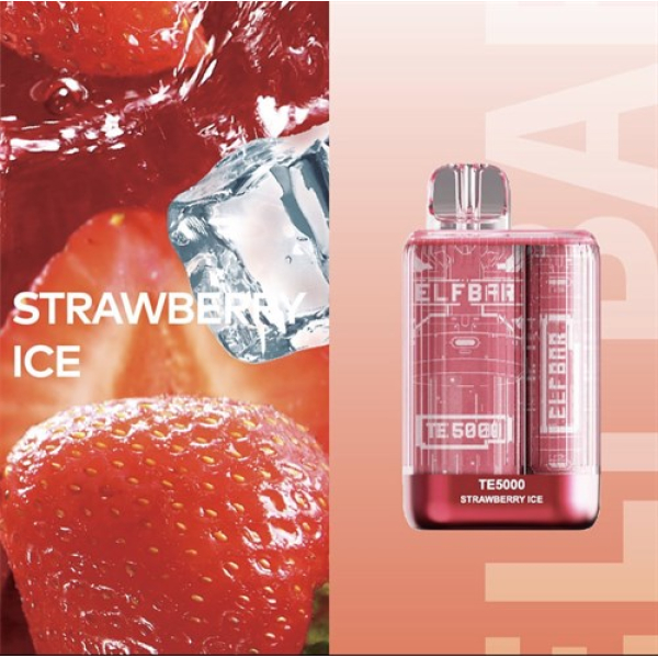 Elfbar TE5000 Strawberry Ice, 5000 тяг в Екатеринбурге