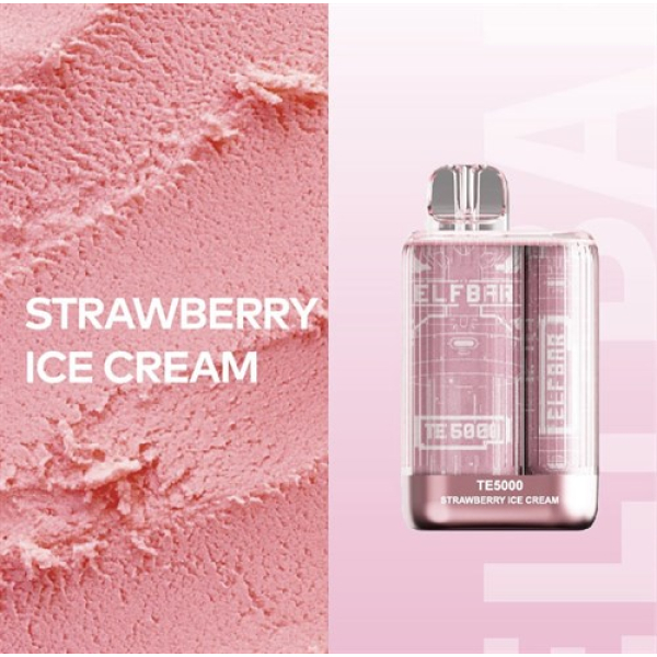 Elfbar TE5000 Strawberry Ice Cream, 5000 тяг в Екатеринбурге