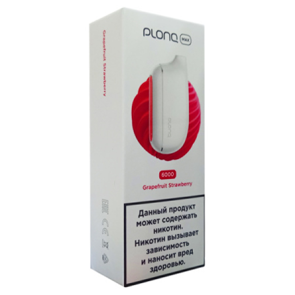 Plonq Max Grapefruit Strawberry 6000 тяг в Екатеринбурге