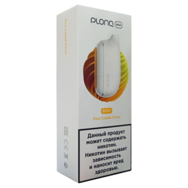 Plonq Max Pina Colada Citrus 6000 тяг в Екатеринбурге