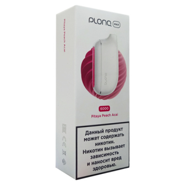 Plonq Max Pitaya Peach Acai 6000 тяг в Екатеринбурге
