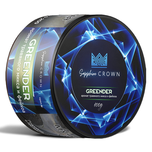 Табак SAPPHIRE CROWN GREENDER  100 грамм в Екатеринбурге