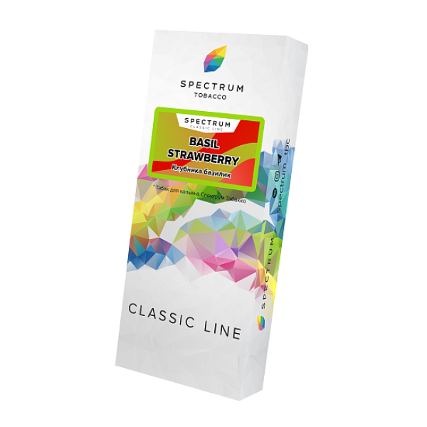 Табак SPECTRUM BASIL STRAWBERRY  100 грамм в Екатеринбурге
