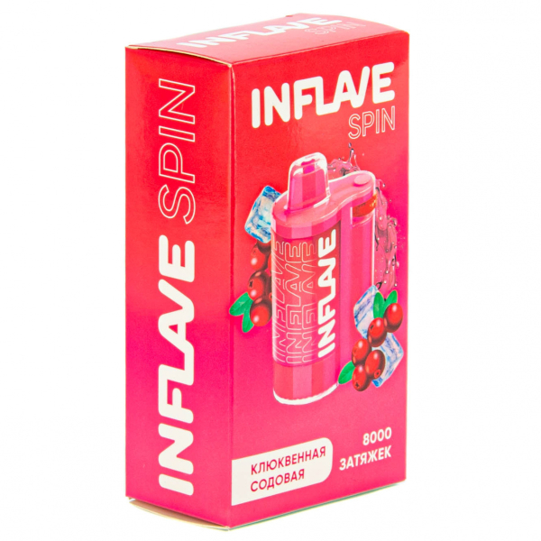 INFLAVE SPIN Клюквенная содовая (8000 затяжек) в Екатеринбурге