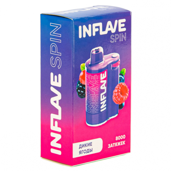 INFLAVE SPIN Дикие ягоды (8000 затяжек) в Екатеринбурге