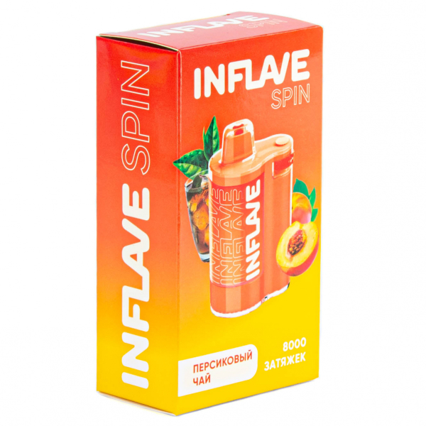 INFLAVE SPIN Персиковый чай (8000 затяжек) в Екатеринбурге