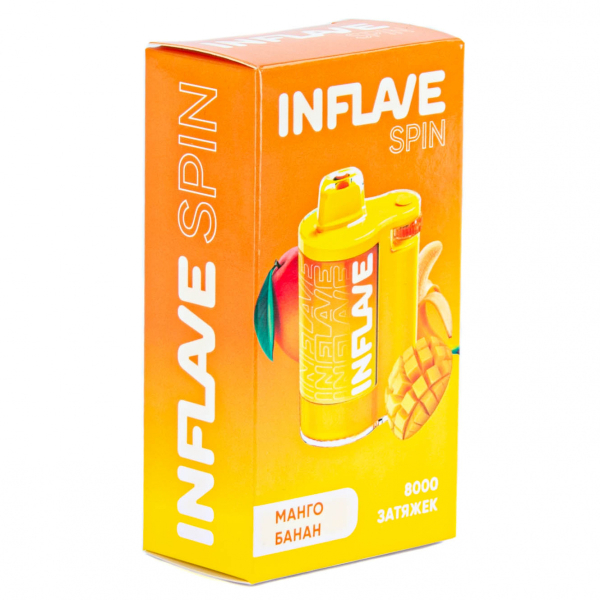 INFLAVE SPIN Манго банан (8000 затяжек) в Екатеринбурге